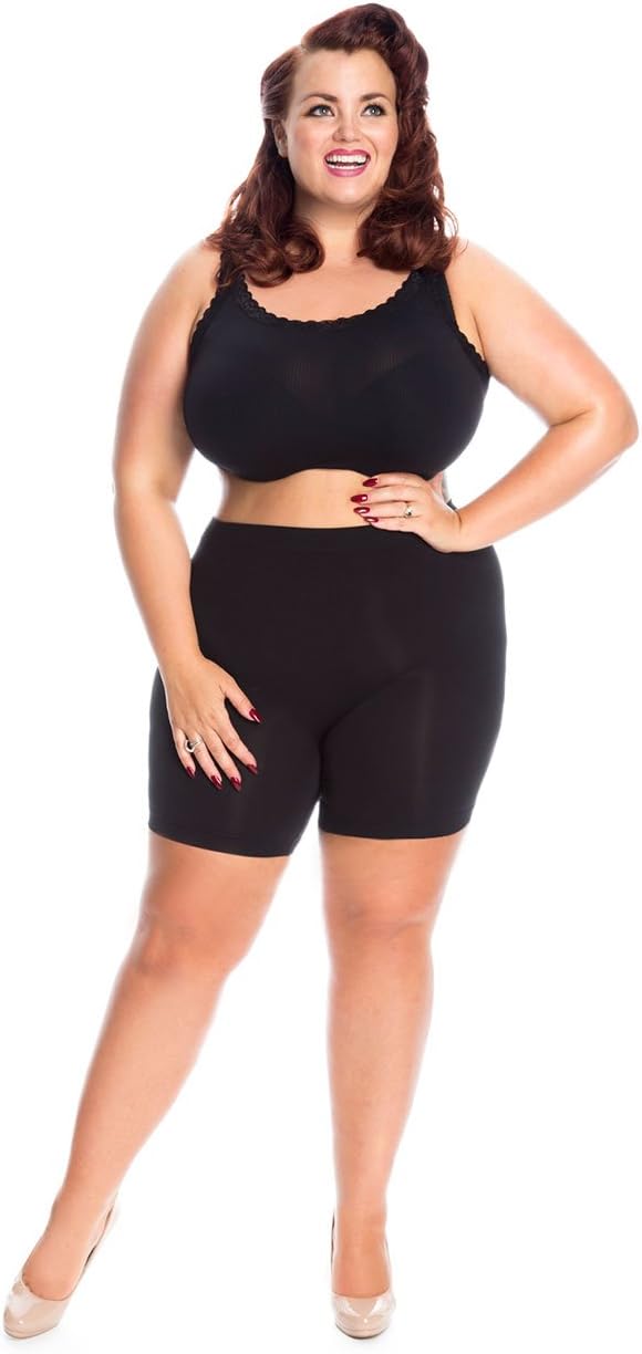 All Woman Plus Size Anti Chafing Short Leg Panties NO Riding UP- Single Pair