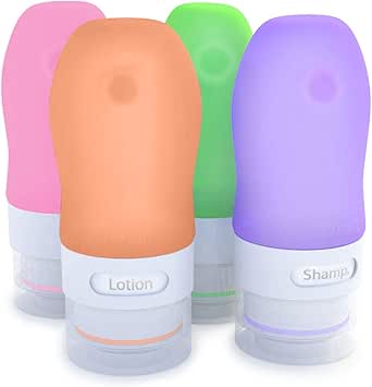 Leak Proof Travel Bottles - Travel Containers for Travel Size Toiletries with TSA Quart Bag