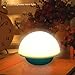 Touch Sensor Night Light for Baby MECO Mushroom Design Color Changing LED Nightlight Touch Sensitive Multicolor Bedside Tumbler Lamp for Kids Bedroom (Blue)