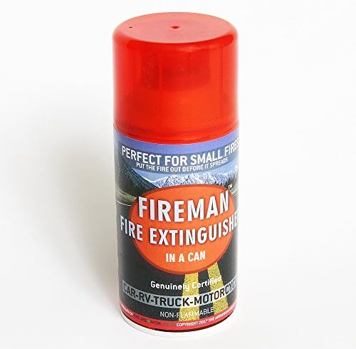 Fireman in a Can - A Safe and Easy Way to Put Out Fires Quickly - Perfect For Use at Home or on the Road