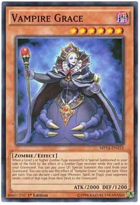 Amazon 遊戯王 英語版 Mp14 En153 Vampire Grace ヴァンパイア グレイス ノーマル 1st Edition トレカ 通販