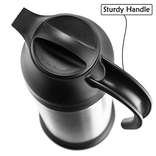 image for ChefGiant Coffee Carafe 33 oz, Coffee Thermos Set of 2, Coffee Server 