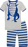 Boys Pajamas 100% Cotton PJs Dinosaur Sleepwear for Kids 2 Piece Short Sets Size 8 Years