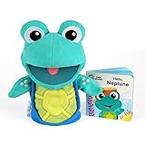 Baby Einstein Storytime with Neptune Plush Puppet Toy & Book, Ages 6 months and up