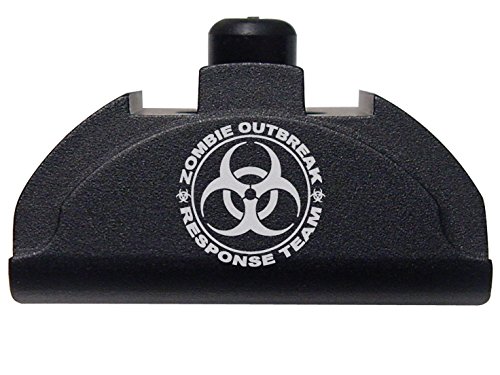 for Glock Gen 4-5 Grip Frame Slug Plug AL9 With Backstrap Installed Black NDZ Zombie Response Team Biohazard