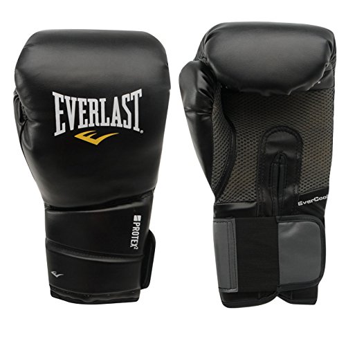 Everlast Mens Protex 2 Training Gloves Black 14oz - Thumbnail 3