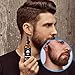 EZGO Beard Oil Leave-in Conditioner and Softener, Beard Growth, Mustache, Face and Skin, Unscented Beard Oil, 2oz