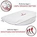 Baby Bassinet Wedge for Acid Reflux Relief Better Sleep Infant Incline Positioner Newborn Sleeping Pillow with Cotton Waterproof Removable Cover and 3 EBooks