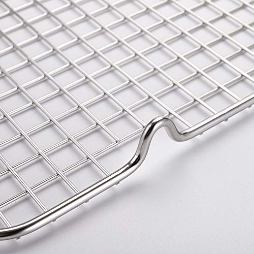 Tebery 4 Pack 304 Grade Stainless Steel Cooling Rack Set Various Size