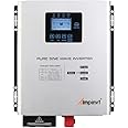 Ampinvt 800W Pure Sine Wave Inverter with AC Charger, DC 12V to AC 120V Output,UPS Backup Power Low Frequency Inverter for Lithium, Sealed,AGM, Gel,and Flooded Batteries