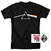 Popfunk Pink Floyd Dark Side of The Moon Album Rock Music T Shirt & Stickers (XX-Large)