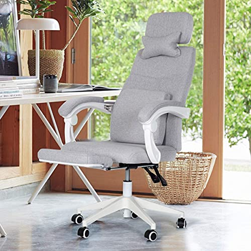 Ergonomic Office Chair, High Back Adjustable with Footrest and