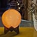 Moon Lamp, Slopehill 3D Moon Light Lamps LED 3 Colors Tapping Control with USB Charging, Home Decorative Lights Baby Lamp Best Gift for Kids Lover Birthday Christmas Gifts(5.9 Inch)
