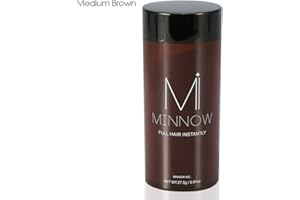 Hair Building Fiber, Women Men Baldness Concealer Thickening Hair Building Fibers Powder(Medium Brown)