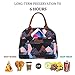 LOKASS Women's Fashionable Lunch Bag, White, Nylon, 10.5