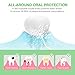 Water Flosser Professional Cordless Dental Oral Irrigator - Portable and Rechargeable IPX7 Waterproof 3 Modes Water Flossing with 4 Jet Tips for Home and Travel,Braces & Bridges Care