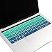 Dongke XMS362 Ultra Thin Gradient Color Silicone Keyboard Protector Cover Skin for New Version MacBook Pro 13 (A1706) & MacBook Pro 15 (A1707) with Muti-Touch Bar (2017 & 2016 Release) (Gradient Green)