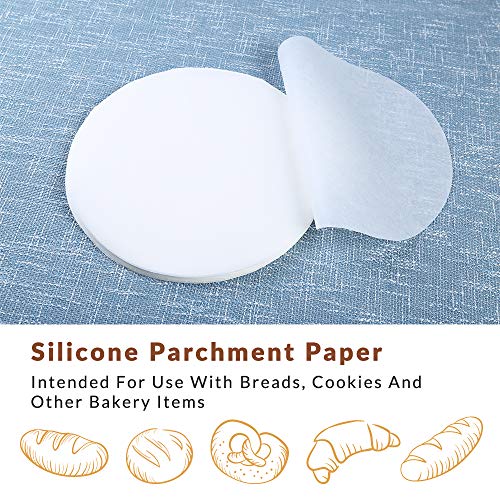 200 Pack Parchment Paper Rounds, 8 Inch Baking Parchment, DualSided