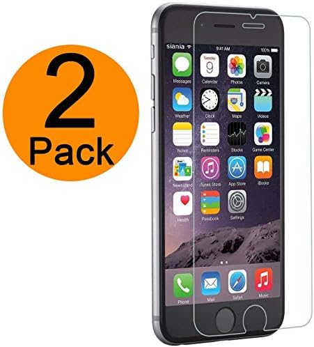 Dimik Tempered Glass Screen Protector for iPhone 7 Plus, 2 Pack