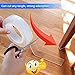 Double Sided Clear Adhesive Gel Grip Tape Removable Two Sided Washable Reusable Heavy Duty Mounting Transparent Tape Gripper for Carpet/Kitchen Rugs/Home Wall Decor/Bathroom/Office/RV Repair (4ft)
