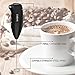 Milk Frother Handheld Battery Operated Electric Foam Maker for Coffee, Lattes, Cappuccino, Matcha and Hot Chocolate, Mini Blender and Foamer with Stainless Steel Whisk
