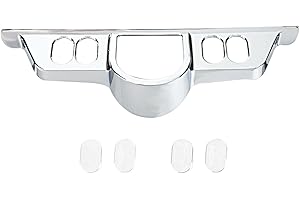 RUDYNESS Chrome Switch Dash Panel Accent Cover for Harley Touring 96-13 Electra Glide/Street Glide FLHX 06-13