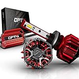 OPT7 FluxBeam 880 LED Headlight Kit w/Clear Lens-Beam Bulbs - 60w 5,000Lm 6K Cool White CREE - 2 Yr Warranty