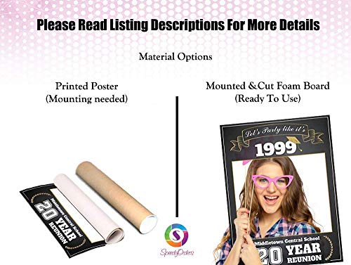 image for speedyorders Custom International Tennis Party Frame Photo Booth Prop 