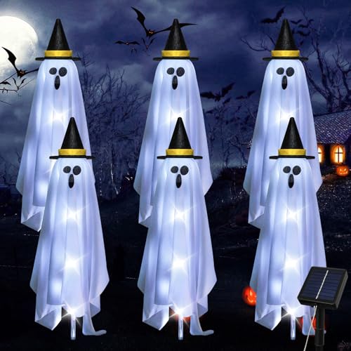 Halloween Decorations Solar Ghost Lights Outdoor