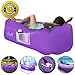 Prodigen Inflatable Lounger Chair, Air Sofa Inflatable Couch Outdoor Anti-Air Leaking Waterproof Portable Inflatable Hammock Air Couch for Pool, Floor, Camping, Beach (Purple)