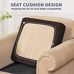 subrtex Couch Cushion Slipcover Slip Covers