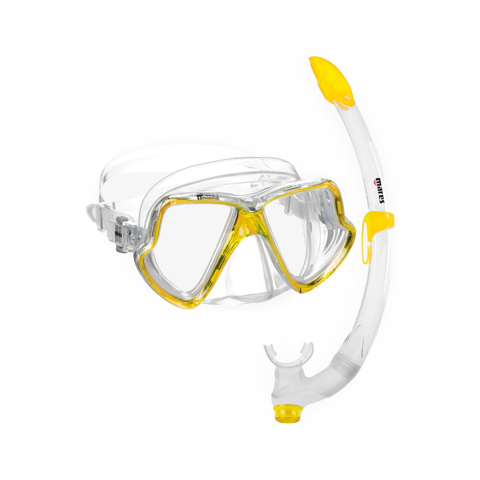 Mares Mask Plus Snorkel Wahoo Diving Kit - Transparent/CL, SFRYLCL