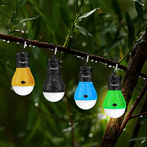 image for FengChi LED Camping Lantern, [3 Pack] Portable Outdoor Tent Light Emer