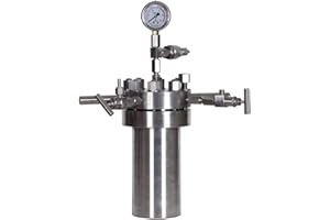 HNZXIB 250ML Laboratory Chemical Simple Stainless Steel High Pressure Reactor Autoclave，Autoclave Reactor High Pressure Reactor,Lab Pressure Vessel Pressure Vessel lab