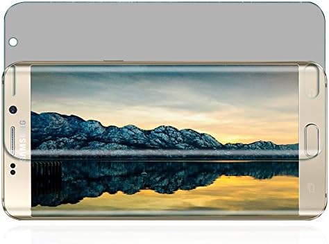 Everlife Shop Mobile Phone Tempered Glass Film 3D Curved Full Cover Anti-spy Screen Protector for Samsung Galaxy S7 Edge Transparent Black