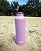TOPOKO 25 OZ Double Wall Hydro Stainless Steel Flask Water Bottle, Straw Lid with Handle,Hydro Vacuum Insulated Flask, Sweat Proof, Leak Proof Thermos Standard Mouth-Purple