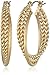 Napier Urban Links Gold-Tone Twist Hoop Earrings