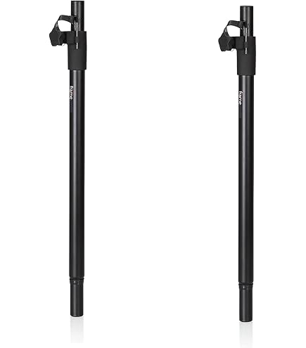 Pa Speaker Stands Gator Frameworks Adjustable Speaker Poles 2-Pack - 35 ...