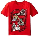Star Wars Boys' Darth Vader T-Shirt, Red, 6