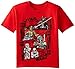 Star Wars Little Boys' Darth Vader T-Shirt, Red, 6