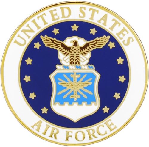 Rush IndustriesUnited States Air Force Logo Medal Pin Military Commemorative Collectibles for Veterans