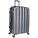 Kenneth Cole Reaction Wave Rush Lightweight Hardside 8-Wheel Spinner Expandable Suitcase, Metallic Charcoal, 28-Inch Checked