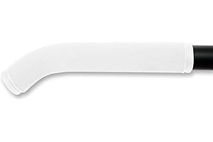 RSI Racing 7/8" Universal Rubber Grip 7" Long Snowmobile/ATV/Bicycle/Scooter for Outdoor Recreation- White