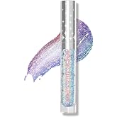 FOCALLURE Glitter Liquid Lipstick, Hydrating Moisturizing Lip Gloss for Women, Sparkly Shimmer Lip Makeup, Smooth Lightweight Long Lasting Glitter Lip Color, Last Match