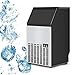 Costzon Built-in Stainless Steel Commercial Ice Maker, Portable Ice Machine for Restaurant