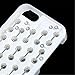 GIZEE Funny Cute Popping Decompression Bubble Wrap Back Soft Silicone Puchi Puchi Case Cover for iPhone 6 6S 4.7 Inch (White)