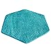 WESTLINK Hexagon Rug Pad Mat ​for Kids Playhouse Play Tent Soft Coral (Blue)