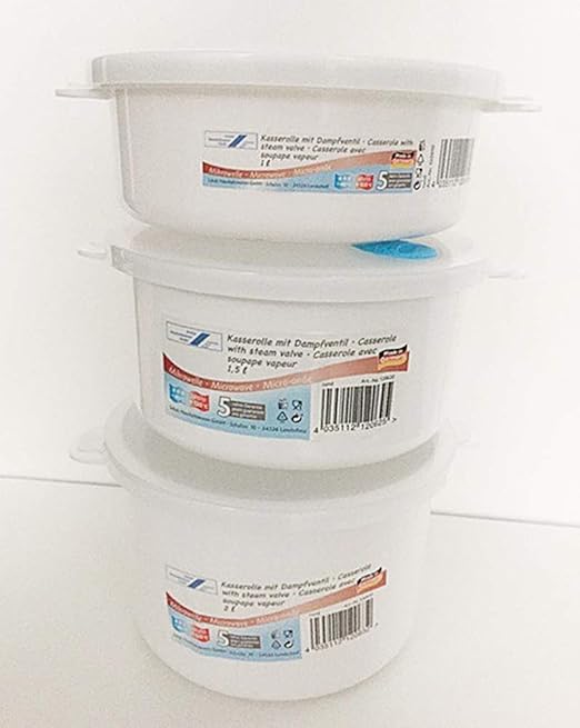 Chriluka XL 6 piezas Set Microondas - Tapa M Válvula de vapor para ...