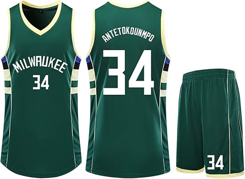 Amazon Co Jp 34 Antetokounmpoメンズバスケットボールジャージ ミルウォーキーバックスバスケットボール ユニフォーム マッチトレーニングジャージ2ピースバスケ スポーツ アウトドア Amazon Co Jp 34 Antetokounmpoメンズバスケットボールジャージ ミルウォーキーバックスバスケットボール ユニフォーム マッチトレーニングジャージ2ピースバスケ スポーツ アウトドア
