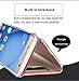 Galaxy Note 5 Case,Shinetop Smart Clear View Window Electroplate Plating Stand PC Mirror Flip Folio Case Cover Ultra Slim Thin Full Body Protective Case for Samsung Galaxy Note 5 with Kickstand-Black